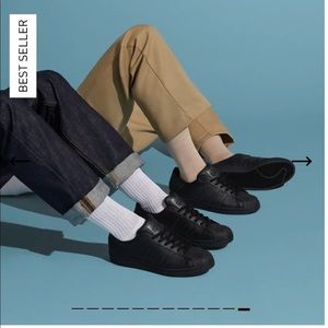 Original, Allstar Unisex Black Leather Adidas.